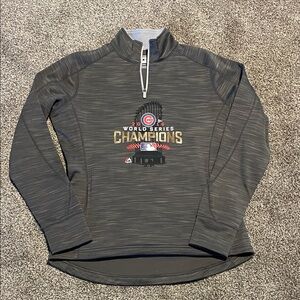 Cubs World Series Champions Gray Women’s Pullover